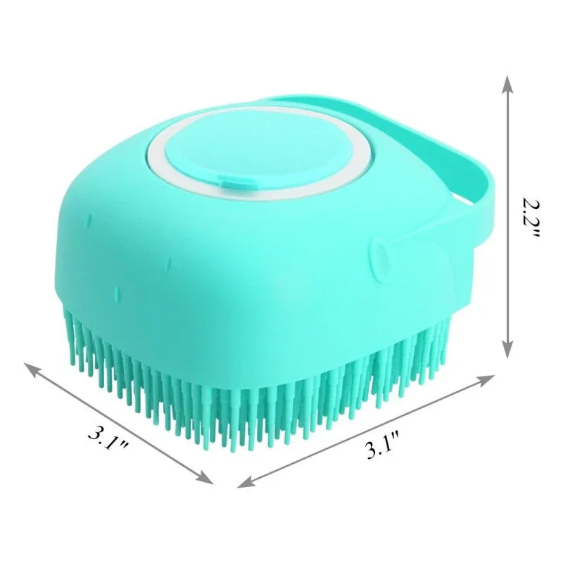 Silicone Pet Shampoo Brush